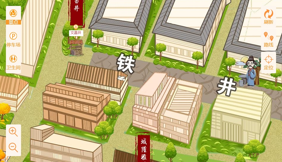 永发镇智慧景区：手绘地图与语音导览的完美融合